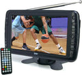 Tyler 7" Portable   Monitor Rechargeable Battery Powered Wireless Capability -, ,  Input, /, Remote Control Built In Stand Small For Car Kids Travel (Refurbished)