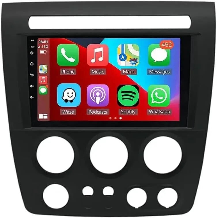 9" 1280*720  2+32GB Android 13 Apple CarPlay Car Stereo Radio  Navi Fit Hummer  2005-2010