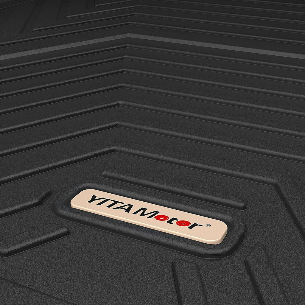 Ledkingdomus Floor Mats for 2020-2023 Tesla Model  Rear Trunk Mat All Weather Black