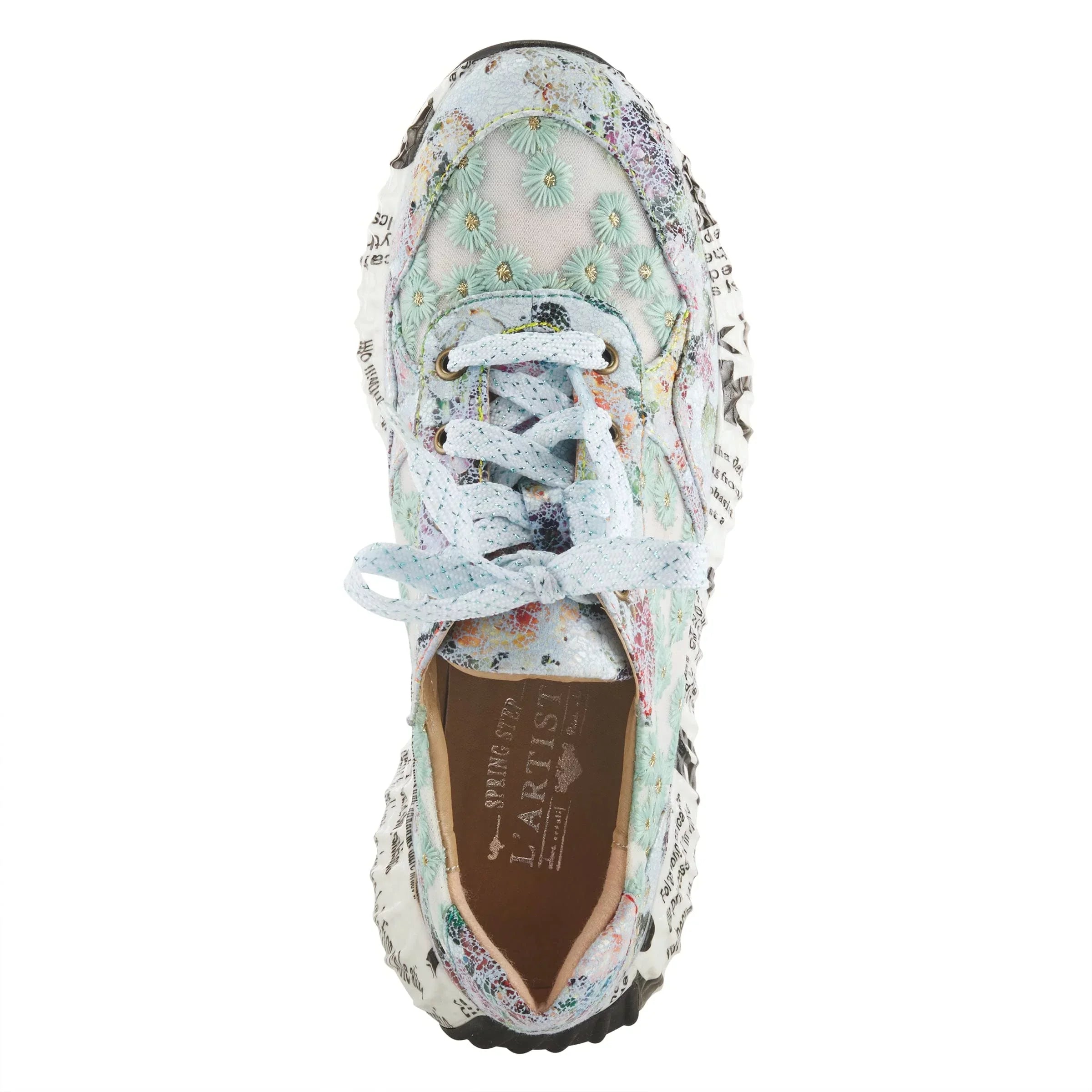 Spring Step 'Artiste Women's Daisymae Fashion Sneaker Blue Multi  42 /  10.5-11