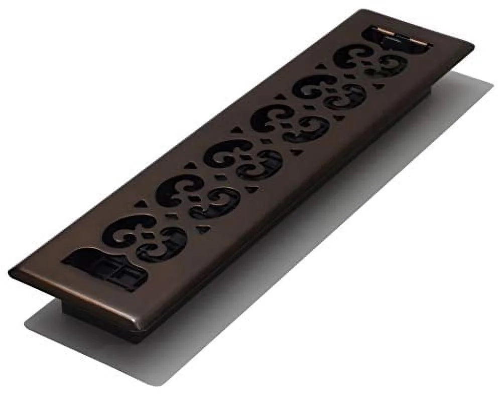 Decor Grates - Floor Register, 2x14, Rubbed Bronze Finish