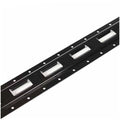 "6 Pack | 5'  Track Tie-Down Rail, Powder-Coated Steel ETrack TieDown | 5' Vertical -Track Bolt-On Tie Down Rail for Cargo on Pickups, Trucks, Trailers, Vans"