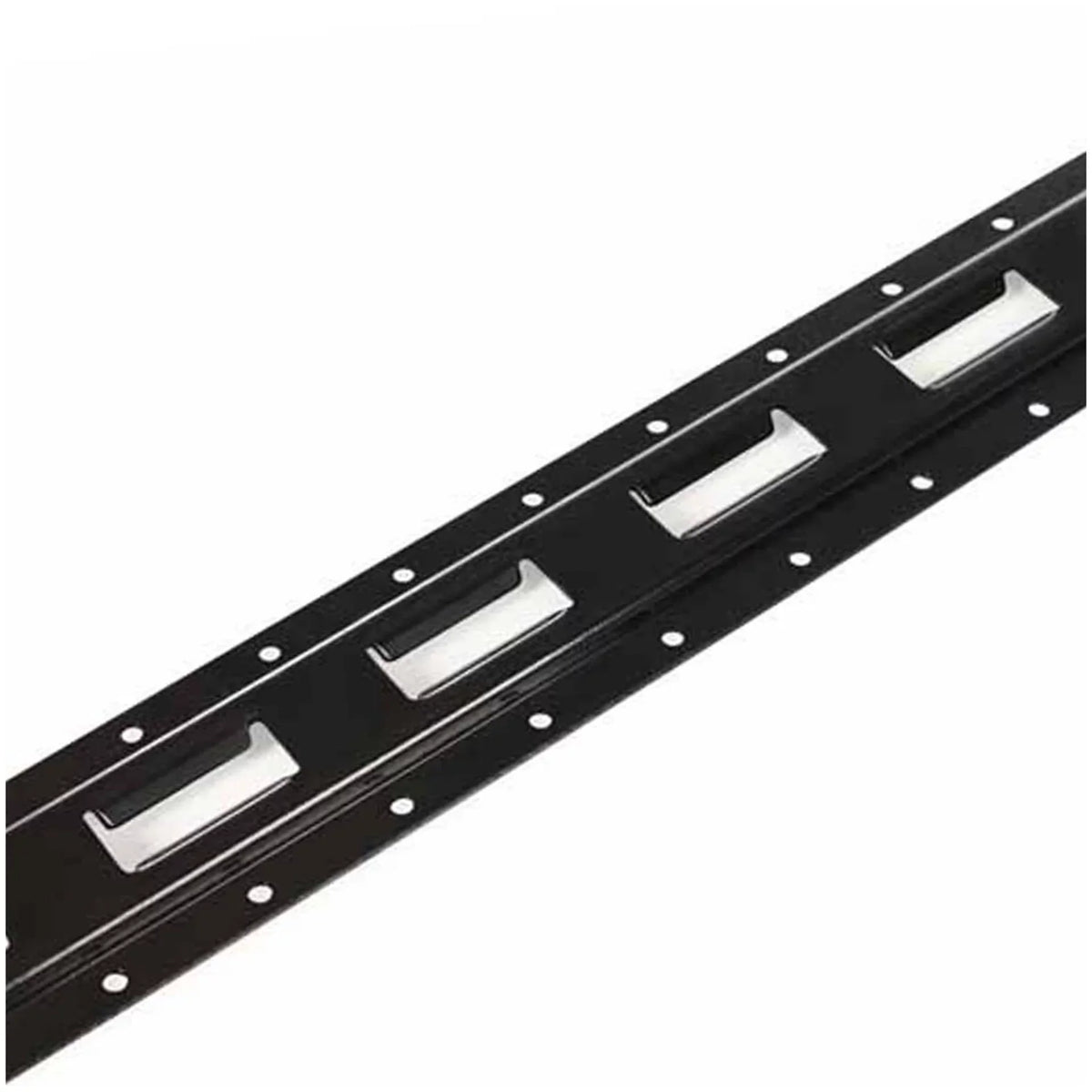 "6 Pack | 5'  Track Tie-Down Rail, Powder-Coated Steel ETrack TieDown | 5' Vertical -Track Bolt-On Tie Down Rail for Cargo on Pickups, Trucks, Trailers, Vans"