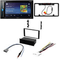 Bundle with Pioneer Multimedia  Car Stereo and Installation Kit - for 2013-2015 Nissan Titan w/Oversized Radio / Bluetooth Touchscreen, Backup Camera, 2 Din Dash Kit