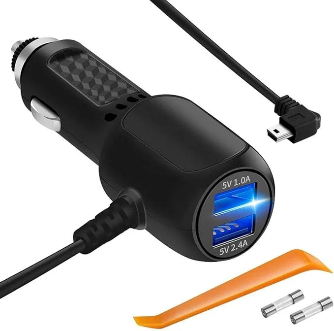 Dash cam Charger,2023 Upgraded Mini  Car Charger for Garmin Nuvi 50LMT,51LMT,55LMT,58LMT,65LMT,67LMT,2557LMT,2555LMT,2597LMT Navigation