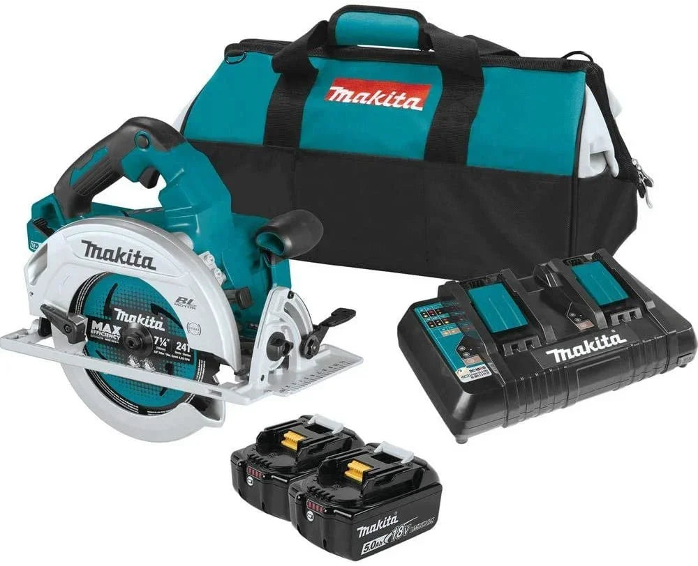 Makita  18V   Lithium-Ion 36V Brushless Cordless 7-1/4 Circular Saw Kit 5.0Ah