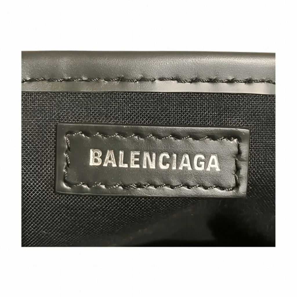 Pre-Owned Balenciaga Navy Cabas  390346 2WAY Bag Handbag Shoulder Ladies (Good)