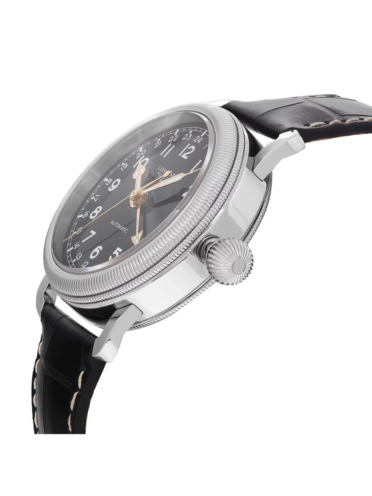 New Longines Heritage Avigation  Steel Black Automatic Watch .778.4.53.2