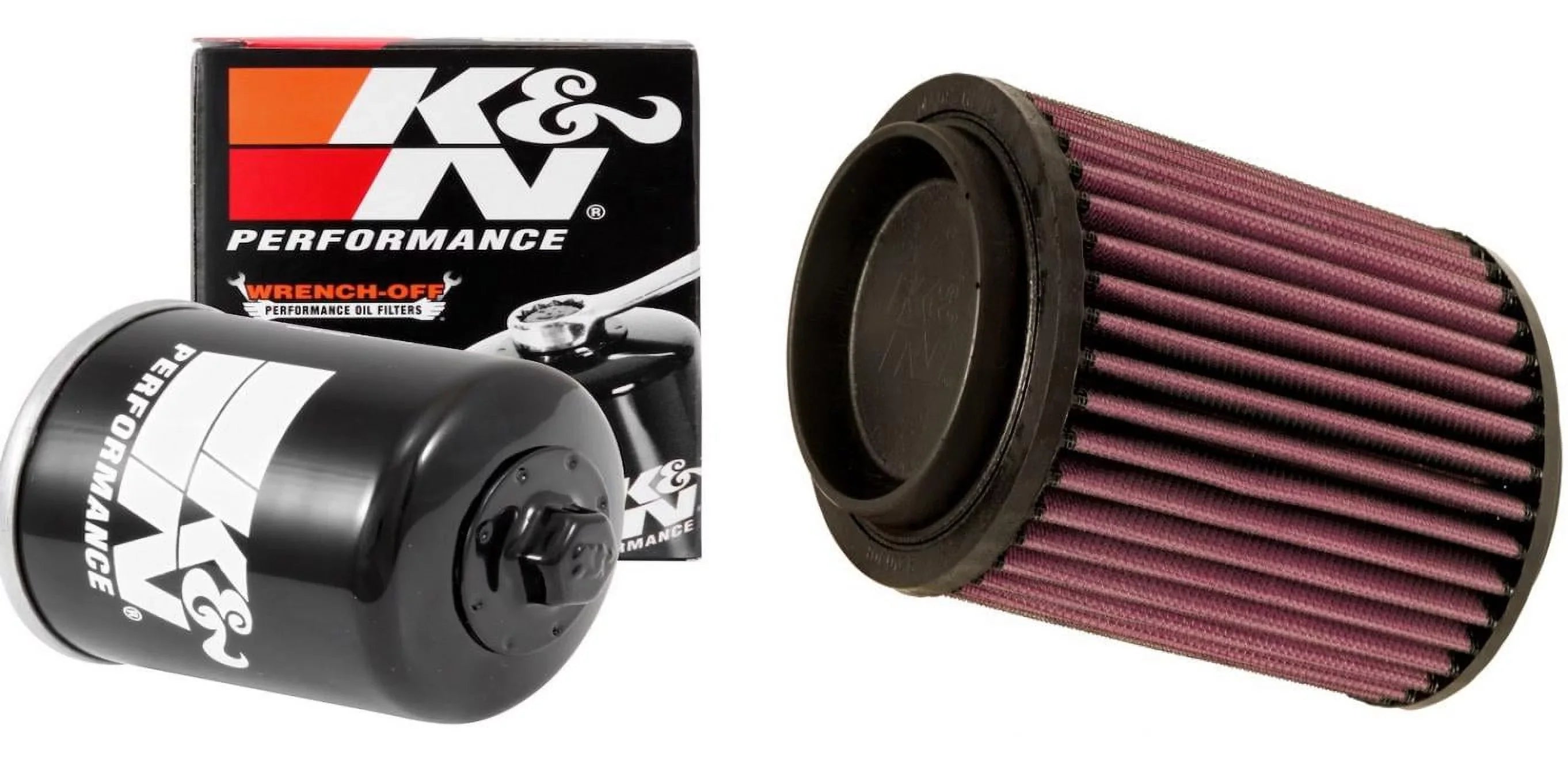 & Air and Oil Filter Black Kit for /  Scrambler 500 4x4 2009-2010