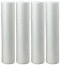 10 Micron 20 Inch  4.5 Inch | 4-Pack Spun Polypropylene Whole House Sediment Water Filter Replacement Cartridge | Compatible With Hydronix -45-2010, Home Water Filter