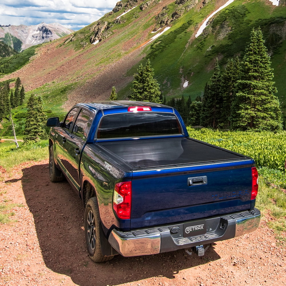 Retrax By Realtruck  Retractable Truck Bed Tonneau Cover | 80842 | Compatible With Select 2007-2021 Toyota Tundra Regular & Double Cab with Deck Rail System 6' 7" Bed (78.7")
