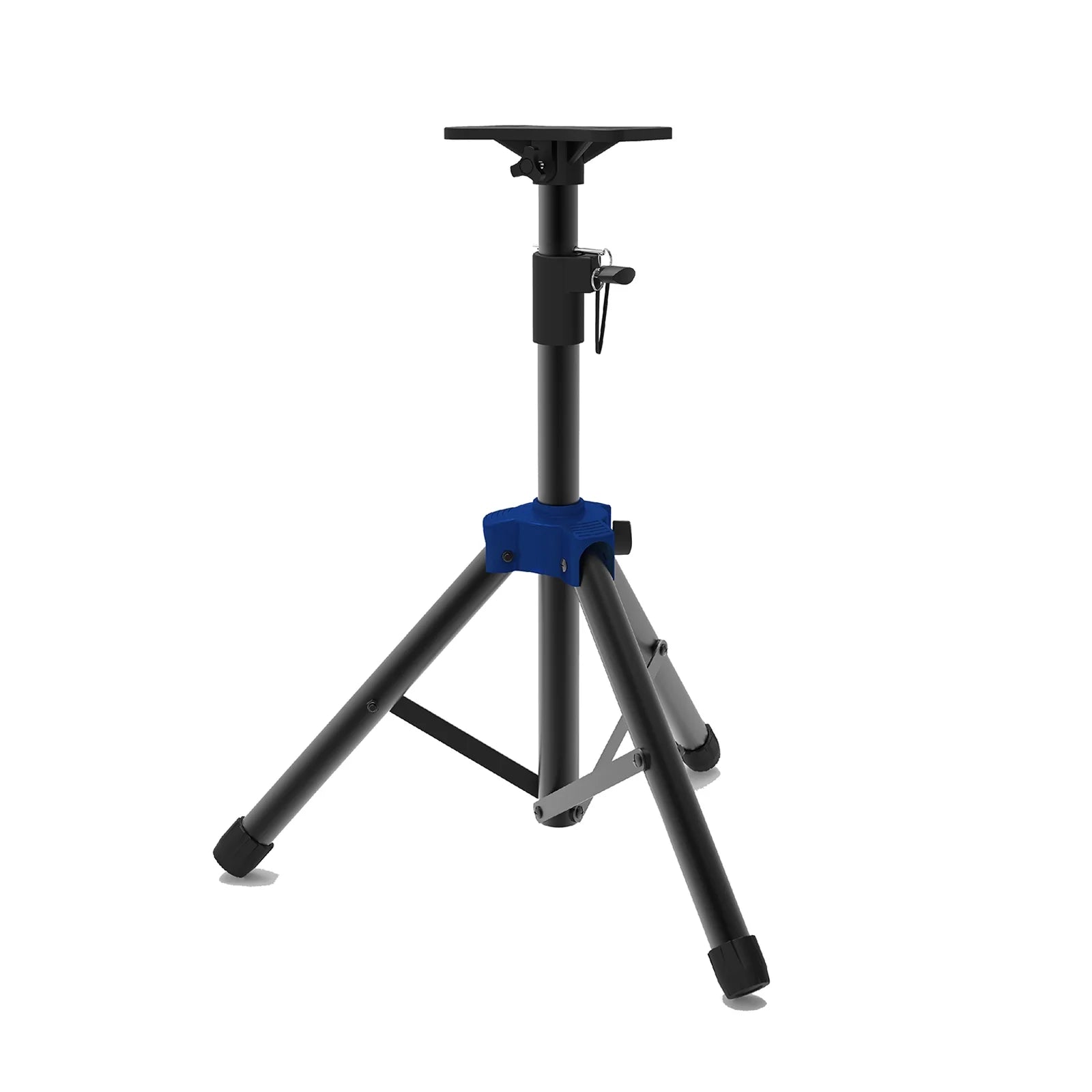 Carevas Heavy Duty Speaker Stand with Telescoping Height, Three point Triangle Base Bracket, for Studio Speakers