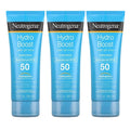 HydroBoost Moisturizing Water Gel SunscreenLotion Oil Free(3 Pack 3  Per Pack)