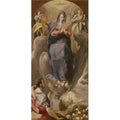 The Immaculate Conception El Greco 1541-1614 Greek Iglesia Santa Cruz Toledo Poster Print - 18 x 24 in.