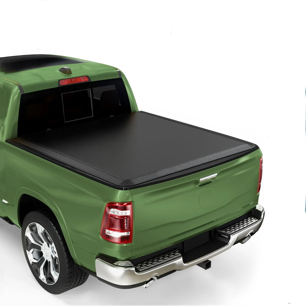 Ledkingdomus 5 ft Bed Soft Roll Up Truck Bed Tonneau Cover designed for with 2005-2023 Nissan Frontier Truck Top with Lamp