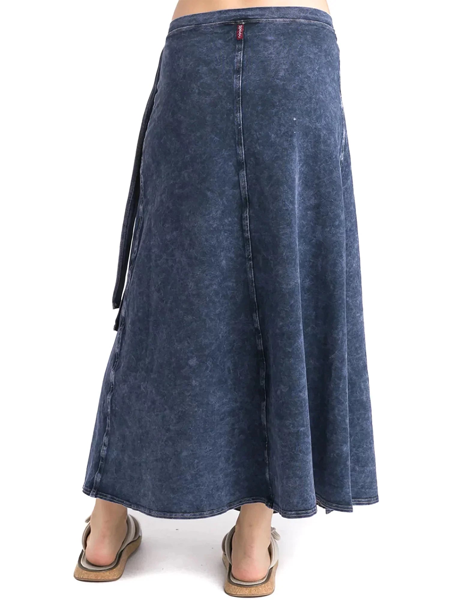 Hard Tail Long Wrap Skirt (-964)