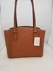 Kate Spade Monet Large 3-Compartment Brown Leather Tote   $399