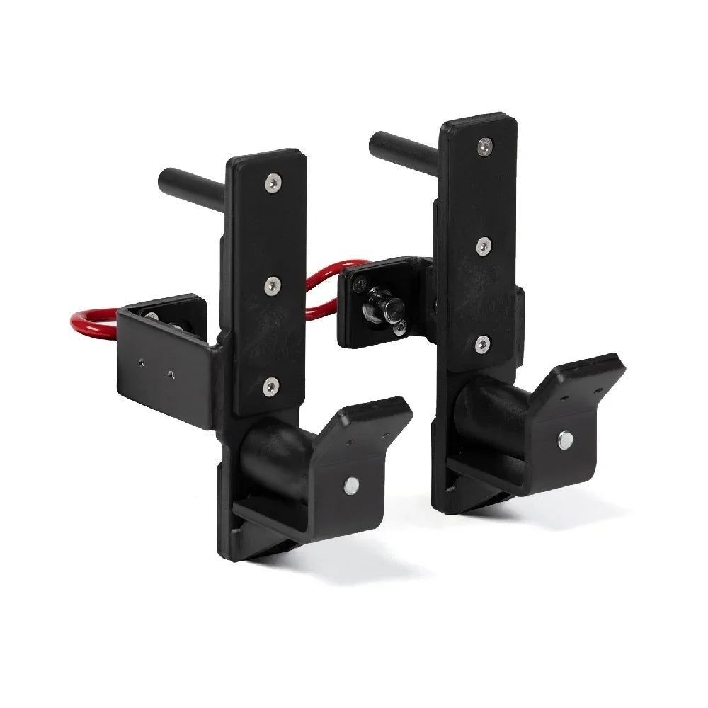 Titan Fitness -3 Series Roller -Hooks, Rated 1,000  Per Pair, Power Rack Attachment, Smooth Barbell Racking