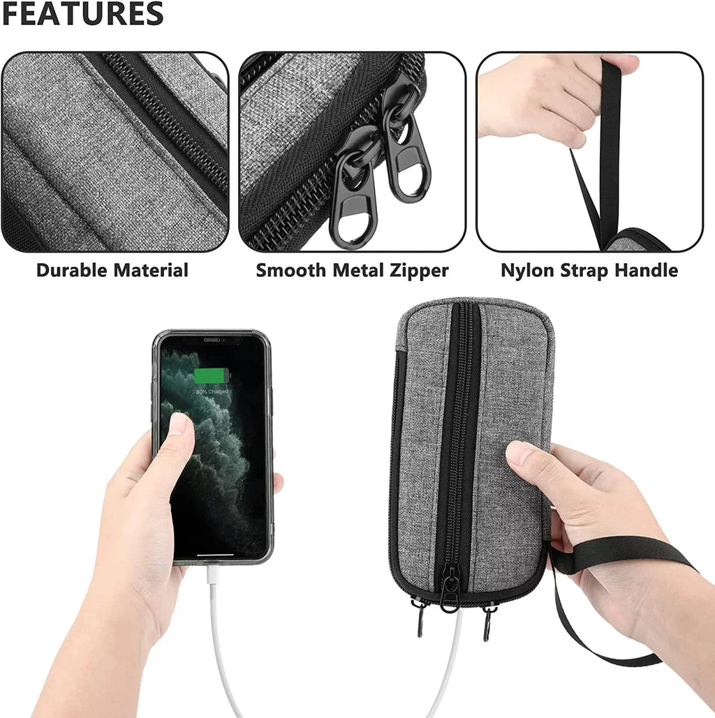 Travel Case for Anker Power Bank 313 (PowerCore Slim 10K), 325 (PowerCore Essential 20K), 523 (PowerCore 10K ), 525