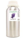 Lavender Essential Oil - 16 fl oz (473 ml) Aluminum Bottle w/Plug Cap - Therapeutic Grade - GreenHealth