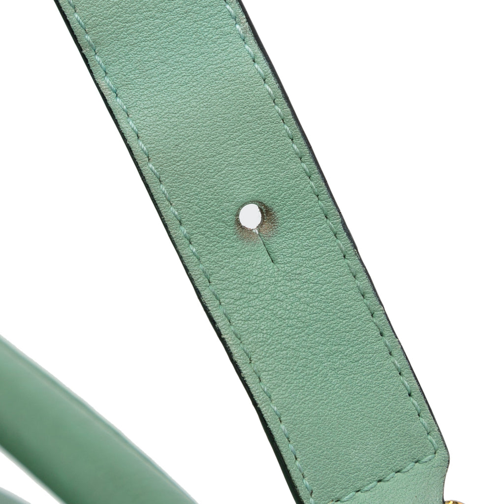 Pre-Owned Authenticated  Medium Puzzle Satchel Calf Leather Green Unisex (Good)