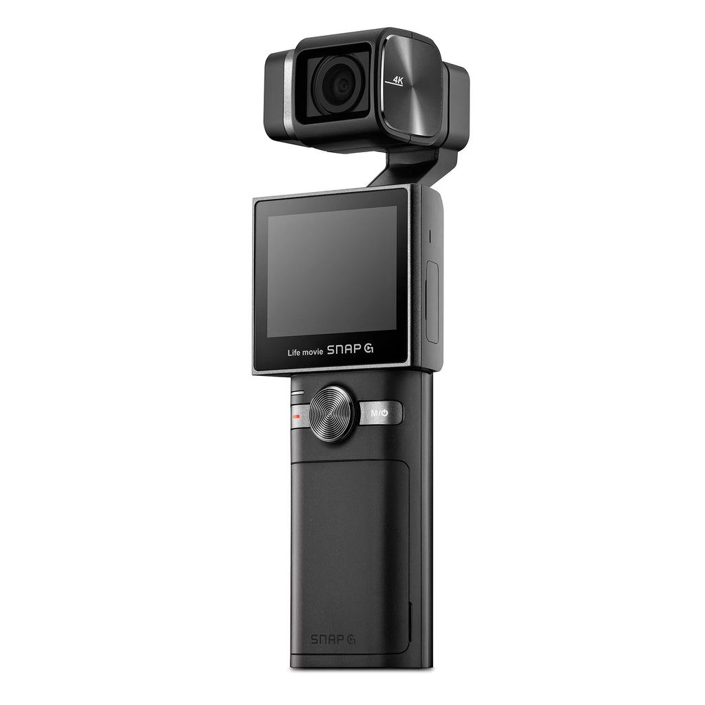 Thinkware - Creator Package Handheld 3-Axis Video Gimbal Stabilizer 4K Camera Vlog Influencer 60FPS 133.9° Wide Angle 2"  Touchscreen Live Stream Replaceable Battery  Track Face  Zoom
