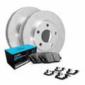 Concepts Front Brakes and Rotors Kit |Front Brake Pads| Brake Rotors and Pads| Ceramic Brake Pads and Rotors |Hardware Kit -67107