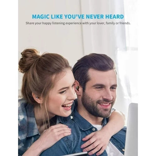 Wireless Earphones  True Stereo Earbuds Headphones w Mic Charging Case  Display  for Motorola Moto  (2020), One 5G, Razr (2020) (2019), Edge (2021) - Nokia 3.1, 7.1, ,  Endi