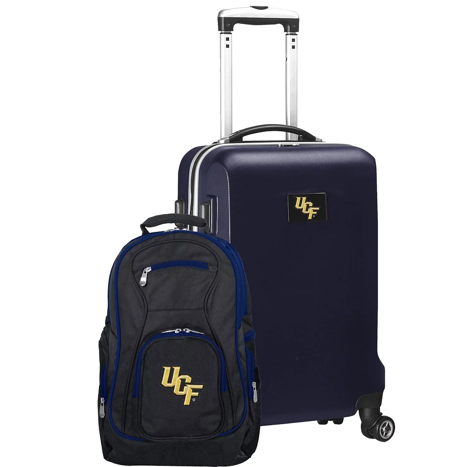 Knights Deluxe 2-Piece Backpack and Carry-On Set - Navy