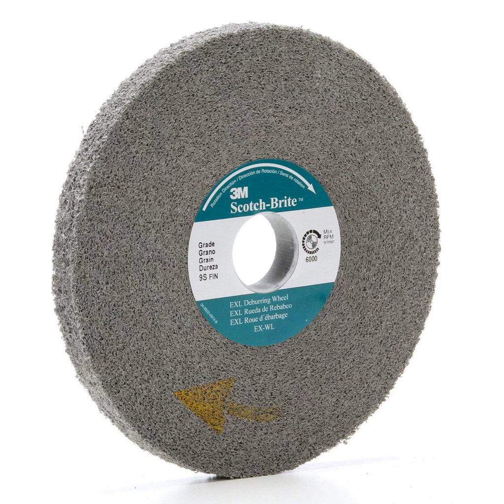 3M Scotch-Brite™  Deburr Wheel, 9-, 6 x 1/2 x 1, Fine,  (405-048011-05790)