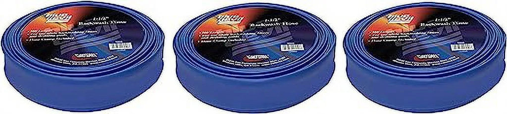 Blue Devil Pool Backwash Hose 1-1/2"  100' with Hose Clamp 22 mil hose 3 Pack