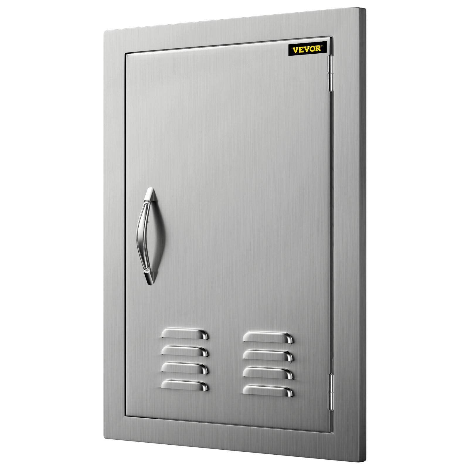 Access Door 17x24 inch Stainless Steel Single Vertical Island Door with Vents for Storage