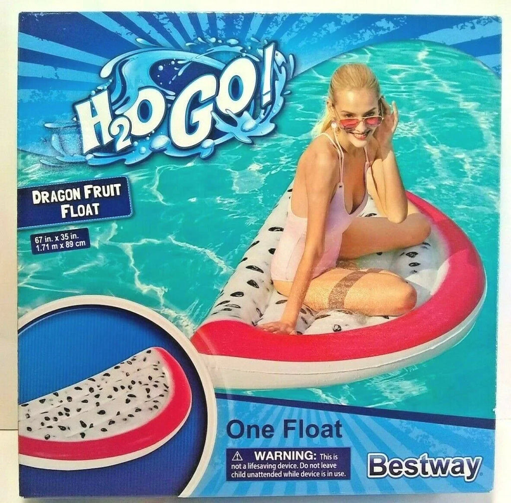 ! Dragon Fruit Float One Float Raft Swimming Pool 67”  35”
