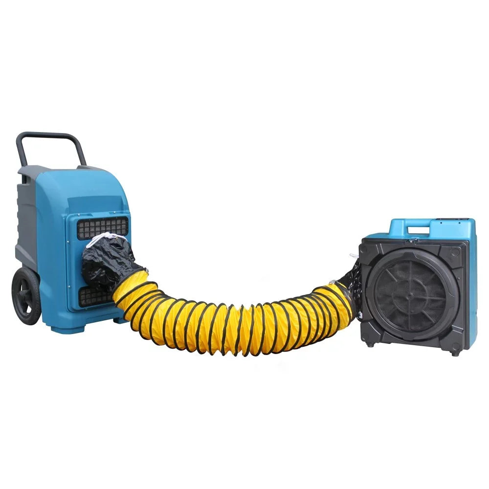 '-125 125-Pint Commercial Dehumidifier with Automatic Purge Pump and Drainage Hose