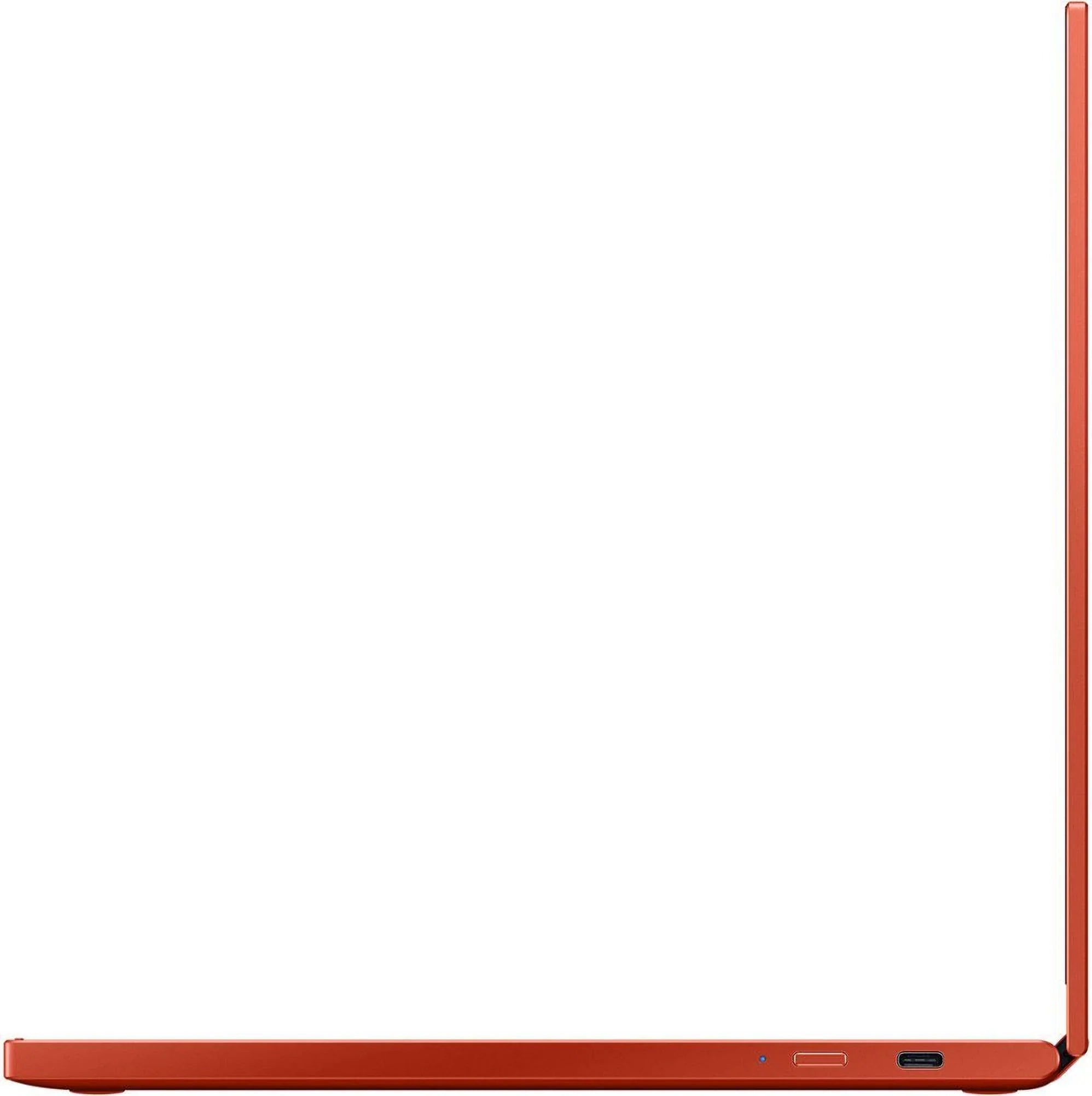 Samsung Galaxy Chromebook 2 13.3" (1920 x 1080) Touchscreen 2 in 1 Laptop, Intel Core i3-10110U, 8GB  , 128GB eMMC, Backlit Keyboard, Chrome , Fiesta Red with Tigology Accessories