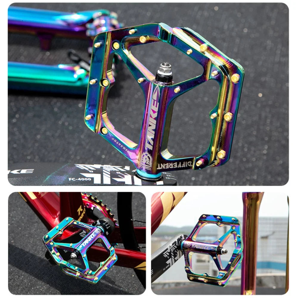 Nebublu Colorful Cycling Road Bike Pedals, Non-slip Aluminium  Bike Pedals - Perfect for  Adventures!