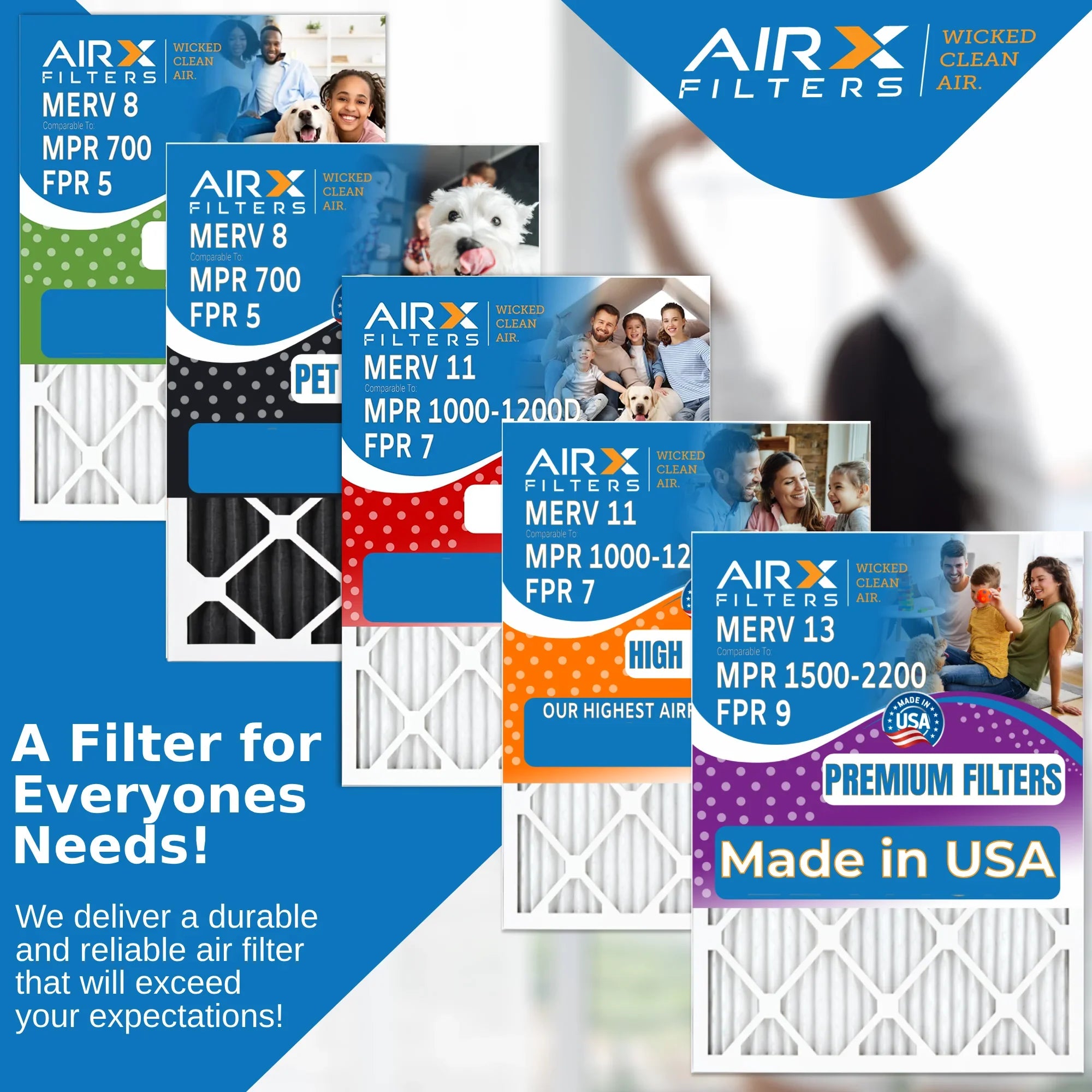 20x25x6 Air Filter  8 Comparable to  700 &  5 Compatible with Aprilaire 201 Premium  Made 20x25x6 Furnace Filter 1 Single Filter by     .