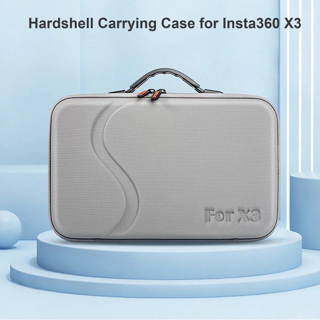 Dadypet Portable  Camera Carrying Case for Insta360 , Shockproof Storage Bag with Shoulder Strap - Travel Ready