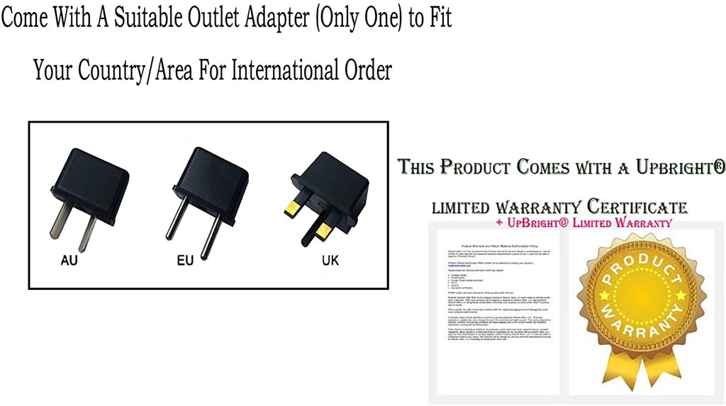 Adapter For Hitachi  Bluetooth SoundBar Sound Bar Speaker Power Supply Cord Cable Battery Charger