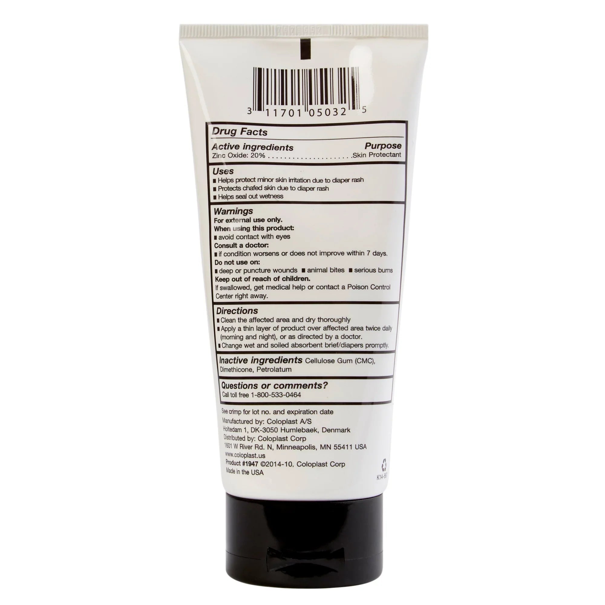 Coloplast Criticaid Skin Paste Thick Moisture Barrier Paste, 6 Oz