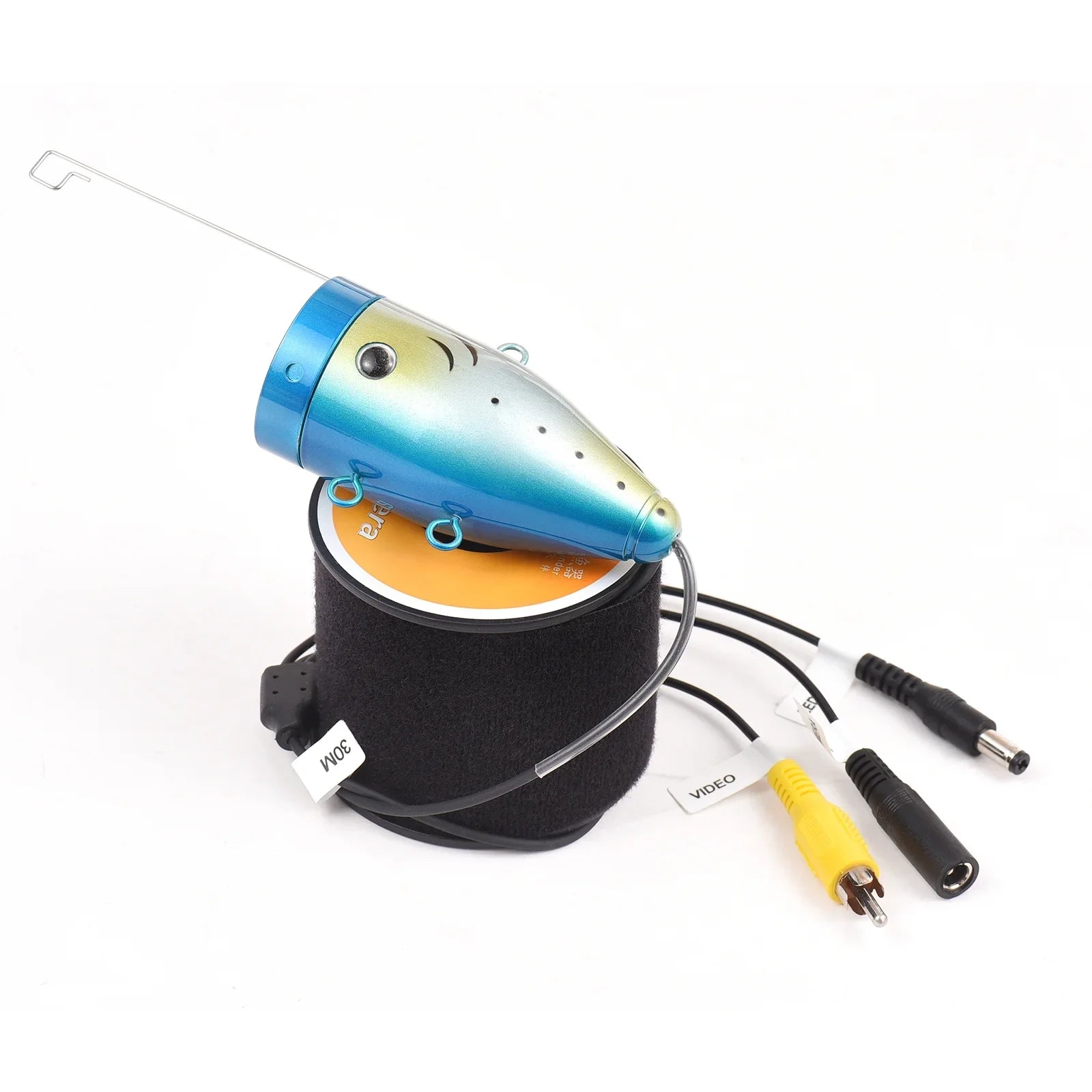 Arealer Underwater Fishing Camera 12   Lights Waterproof Fishing Camera with 20M/30M/50M Cable for Fish Finder