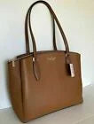 Kate Spade Monet Large 3-Compartment Brown Leather Tote   $399