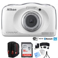 Restored Nikon   13.2MP Digital Camera w/ 3x Zoom Lens – with 16GB Bundle includes, Sandisk Ultra  16GB Memory Card + Point and Shoot Field Bag Camera Case + Many More (Refurbished)