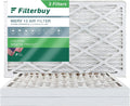Filterbuy 16x25x2  13 Pleated   Furnace Air Filters (3-Pack)