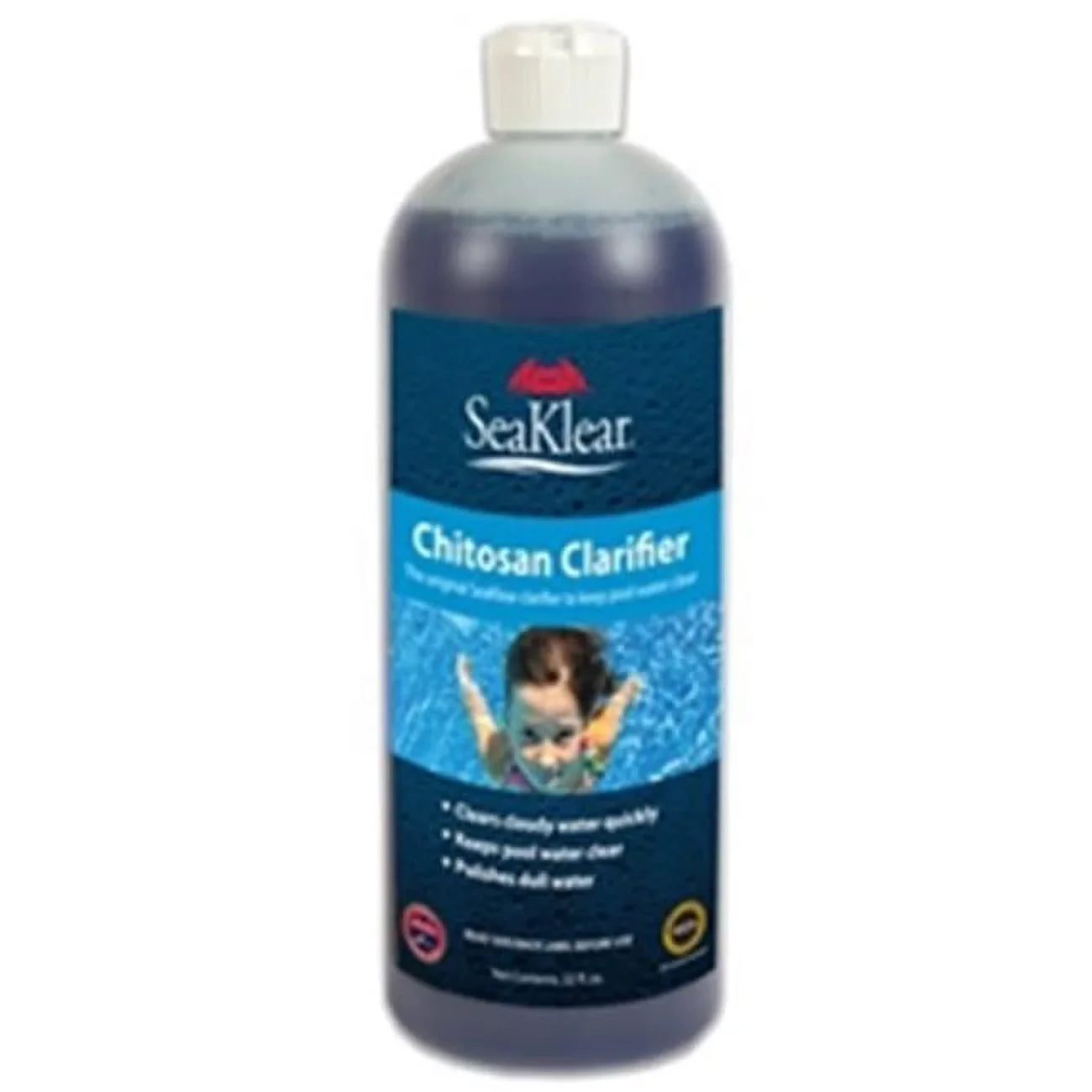 Brands ..  1 qt. Pool Natural Seaklear Chitosan Clarifier