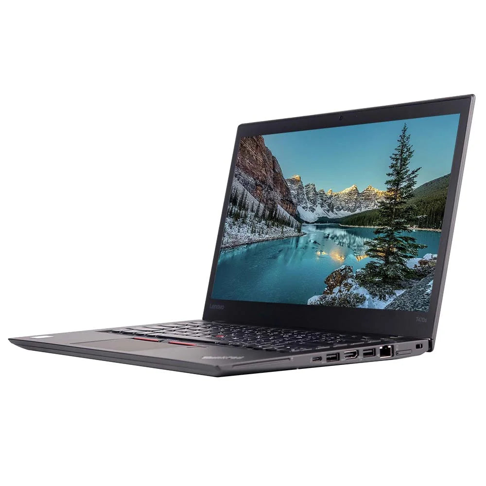 Restored Used Slim Laptop Lenovo ThinkPad T470s 14" Laptop Computer Windows 10 Pro Intel Core i5 2.40 GHz 8GB 256  Wi-Fi Webcam Bluetooth 4.1  - Backlit Keyboard - Laptop  (Refurbished)