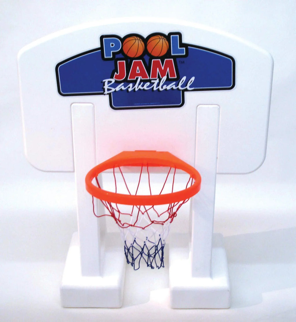 Pool Basketball Hoop Poolside Game   Heavy Duty With Plastic Rim For Kids & Adults Swimming Splash Hoops Games With Midsize Water Basketball, Toy For Pools, Outdoor Summer Hoops 9189M