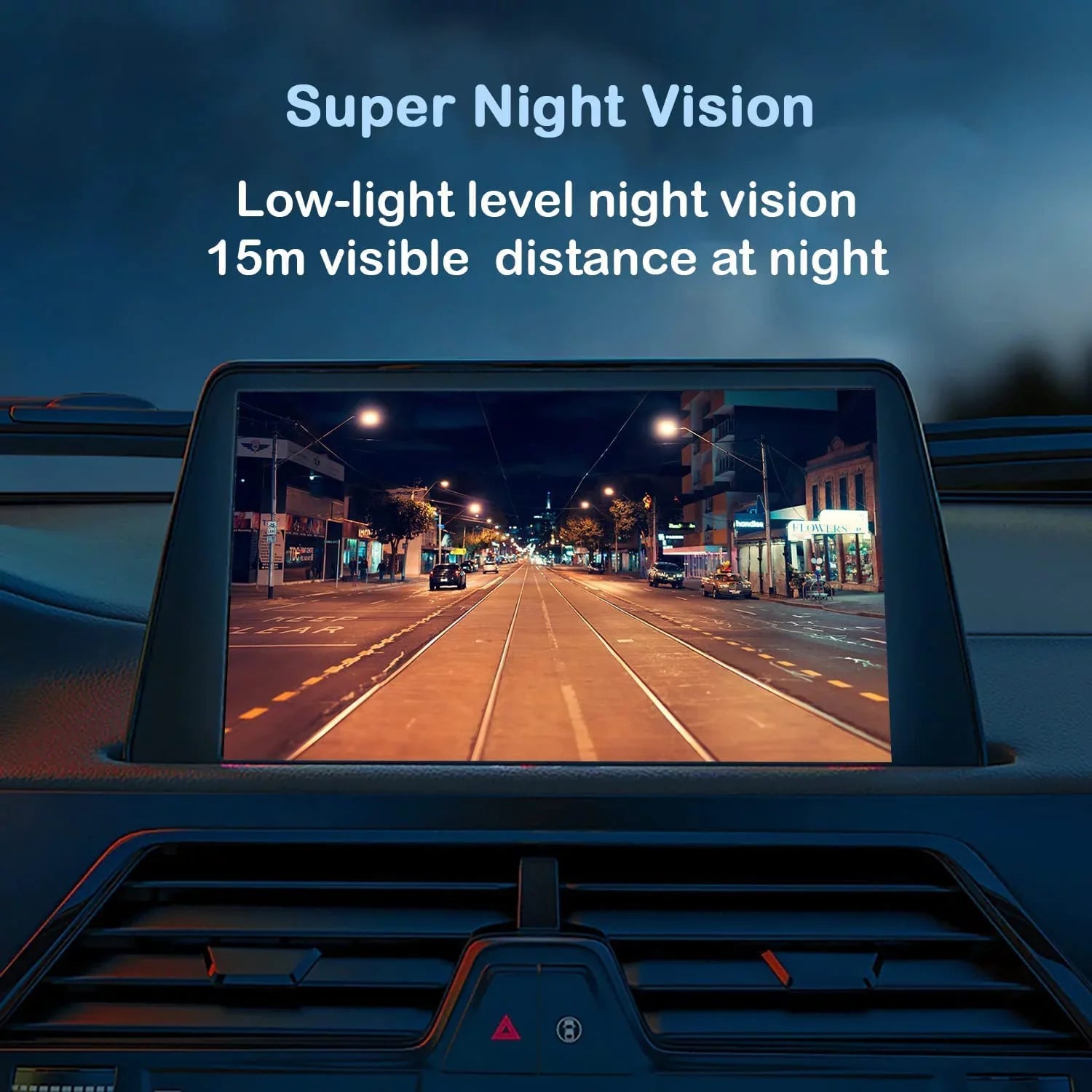 Backup Camera Frame License Plate  Night Vision Rear View 170° Angle Waterproof Compatible with Clarion, Dual, , Jensen, Stinger, Pioneer, SoundStream, Sony, Kenwood, , Rockford