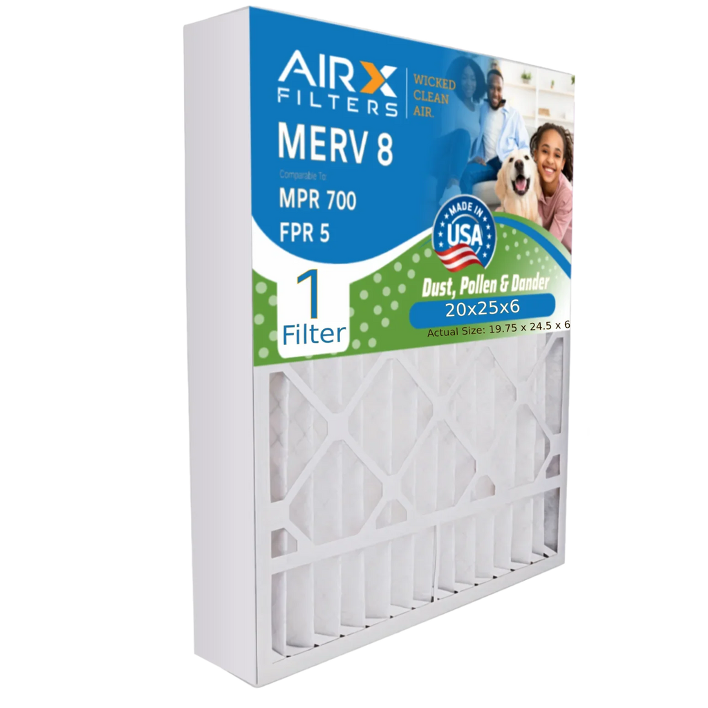 20x25x6 Air Filter  8 Comparable to  700 &  5 Compatible with Aprilaire 201 Premium  Made 20x25x6 Furnace Filter 1 Single Filter by     .