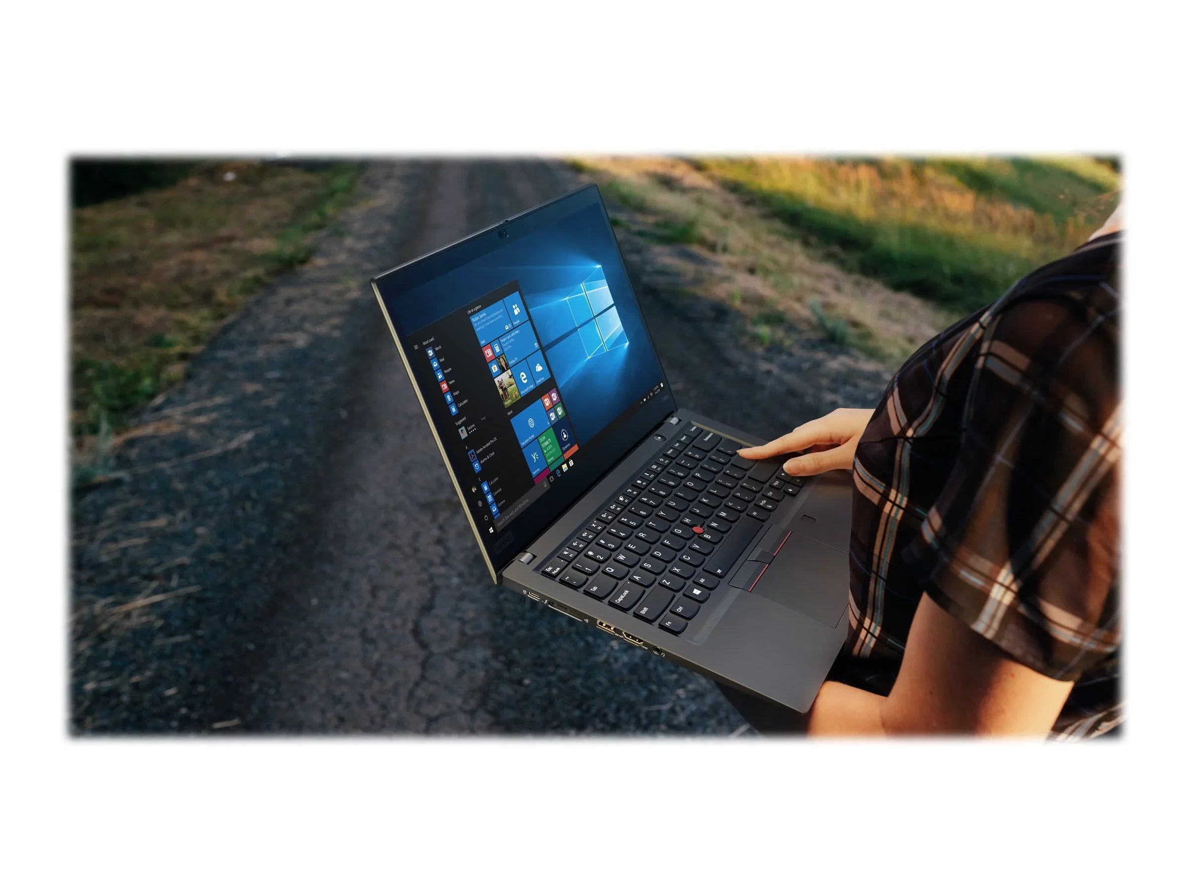 Lenovo ThinkPad T490s 20NX - Intel Core i5 8365U / 1.6 GHz - vPro - Win 10 Pro 64-bit -  Graphics - 8   - 256    Opal Encryption 2, NVMe - 14"  touchscreen 1920 x 1080 (Full ) - Wi-Fi 5 - black - kbd: